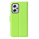 Xiaomi Poco X4 Gt      Pu Wallet Case    [Green]