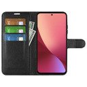 Xiaomi 12 Lite      Pu Wallet Case    [Black]