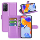 Xiaomi Redmi Note 11 Pro      Pu Wallet Case    [Purple]
