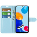 Xiaomi Redmi Note 11 (4G)      Pu Wallet Case    [Lightblue]