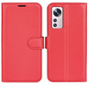 Xiaomi 12 Lite      Pu Wallet Case    [Red]