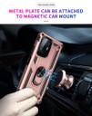 Xiaomi 11T Military Armour Ring Case RoseGold