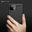 Xiaomi Mi 11 Lite 5G Carbon Fibre Case Black