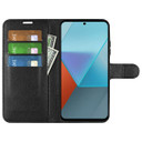 Xiaomi Poco X6 5G      Pu Wallet Case    [Black]