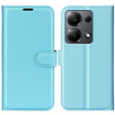 Xiaomi Poco M6 Pro 4G      Pu Wallet Case    [Lightblue]