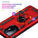 Xiaomi 11T Military Armour Ring Case Red