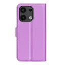 Xiaomi Redmi Note 13 4G      Pu Wallet Case    [Purple]