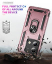 Xiaomi Redmi Note 13 5G Military Armour Ring Case RoseGold