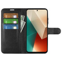 Xiaomi Redmi Note 13 5G      Pu Wallet Case    [Black]