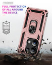 Xiaomi Redmi Note 13 Pro 4G Military Armour Ring Case RoseGold