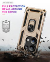 Xiaomi Redmi Note 13 Pro 4G Military Armour Ring Case Gold