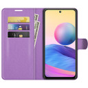 Xiaomi Redmi Note 10      Pu Wallet Case    [Purple]