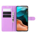 Xiaomi Poco F2 Pro      Pu Wallet Case    [Purple]