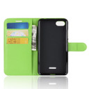 Xiaomi Redmi 6A      Pu Wallet Case    [Green]