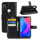 Xiaomi Redmi Note 6 Pro      Pu Wallet Case    [Black]