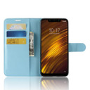 Xiaomi Pocophone F1      Pu Wallet Case    [Lightblue]