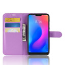 Xiaomi Redmi Note 6 Pro      Pu Wallet Case    [Purple]