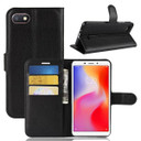 Xiaomi Redmi 6A      Pu Wallet Case    [Black]