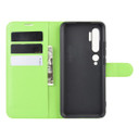 Xiaomi Mi Note 10 / Note 10 Pro      Pu Wallet Case    [Green]