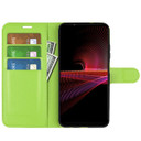 Sony Xperia 1 Iv      Pu Wallet Case    [Green]