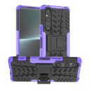 Sony Xperia 1 V      Heavy Duty Case    Purple