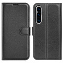 Sony Xperia 1 V      Pu Wallet Case    [Black]