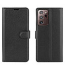 Galaxy Note 20 Ultra      Pu Wallet Case    [Black]
