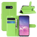 Galaxy S10E      Pu Wallet Case    [Green]