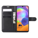 Galaxy A31      Pu Wallet Case    [Black]