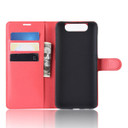 Galaxy A80/A90      Pu Wallet Case    [Red]