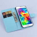 Galaxy S6      Pu Wallet Case    [Lightblue]