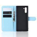 Galaxy Note 10      Pu Wallet Case    [Lightblue]