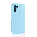 Galaxy Note 10      Pu Wallet Case    [Lightblue]