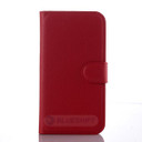 Galaxy J3 2016      Pu Wallet Case    [Red]