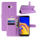 Galaxy J4Plus/J4+      Pu Wallet Case    [Purple]