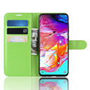 Galaxy A70      Pu Wallet Case    [Green]