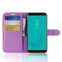 Galaxy J6      Pu Wallet Case    [Purple]