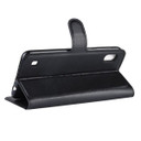 Galaxy A10      Pu Wallet Case    [Black]