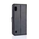 Galaxy A10      Pu Wallet Case    [Black]