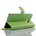 Galaxy S6 Edge Plus      Pu Wallet Case    [Green]