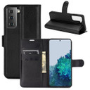Galaxy S21 Plus      Pu Wallet Case    [Black]