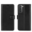 Galaxy S21 Plus      Pu Wallet Case    [Black]