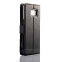 Galaxy S6 Edge Plus      Pu Wallet Case    [Black]