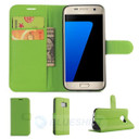 Galaxy S7      Pu Wallet Case    [Green]