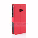 Galaxy Xcover 4      Pu Wallet Case    [Red]