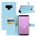 Galaxy Note 9      Pu Wallet Case    [Lightblue]