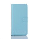 Galaxy S6 Edge Plus      Pu Wallet Case    [Lightblue]