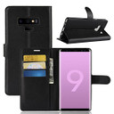 Galaxy Note 9      Pu Wallet Case    [Black]