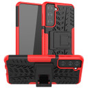 Samsung Galaxy S21      Heavy Duty Case    Red