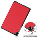 Samsung Galaxy Tab A7Lite 8.7" T220    Tri-Fold PU Case    Red